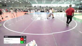 285 lbs Rr Rnd 3 - Tyson Russell, Tennessee Wrestling Academy vs Michael Sisk, Illinois Menace