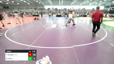 285 lbs Rr Rnd 3 - Tyson Russell, Tennessee Wrestling Academy vs Michael Sisk, Illinois Menace