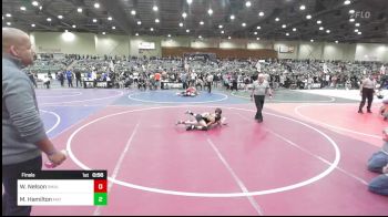 98 lbs Final - Waylon Nelson, Small Town WC vs Mercer Hamilton, Mat Demon WC