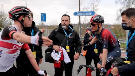 Tadej Pogačar Had Some Choice Words For Dylan Van Baarle After Their Tour Of Flanders Sprint Finish