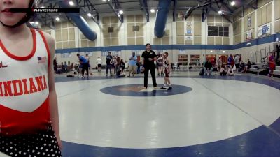 8U Boys GR - 49-53 Champ. Round 2 - Wyatt Wolf, Perry Meridian Wrestling Club vs Tony Meade, Contenders Wrestling Academy