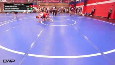 150 lbs Final - Gunner Murray, Claremore Zebras vs Champ Thompson, Jenks