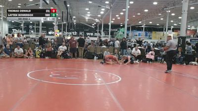 134 lbs Rr Rnd 3 - Thomas Oswald, Steller Trained Maul - HSC vs Layten Bowersox, TNWC Griffin - HSC