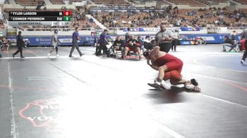 140-D4 Quarterfinal - Connor Peterson, Page High School vs Tyler Larson, Willcox High School