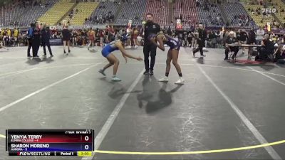 117 lbs 2nd Wrestleback (16 Team) - Yenyia Terry, Elmira College vs Sharon Moreno, Aurora