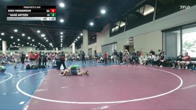 144 lbs Champ. Round 2 - Gage Ahysen, Archbishop Rummel vs Josh Henderson, Individual