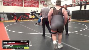285 lbs Cons. Round 2 - Sterling Dwyer, Grinnell vs Vinnie Keller, Clear Creek-Amana