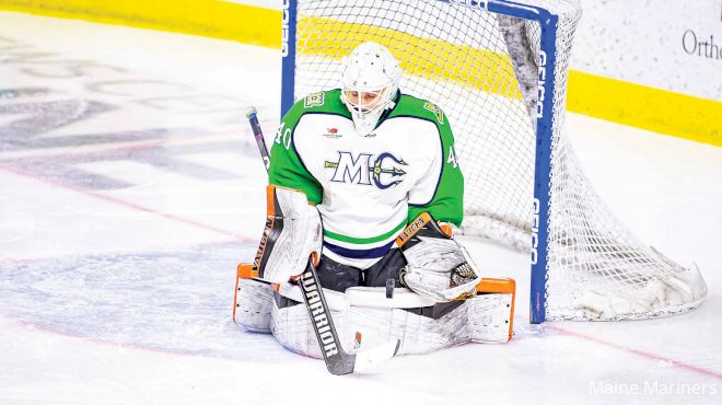 Maine's Lekkas Named ECHL Goaltender Of The Week