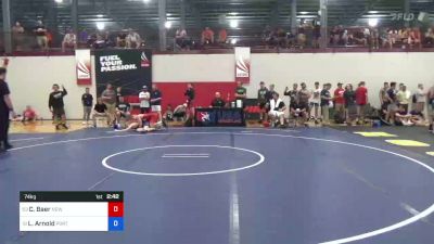 74 kg Round Of 32 - Carter Baer, New York vs Lowell Arnold, Portage Youth Wrestling Club
