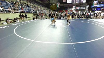 110 lbs Cons 16 #2 - Reanah Utterback, IA vs Keana Bush, FL