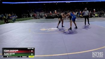 D3-215 lbs Quarterfinal - Elizin Rouse, Kingsford HS vs Ethan Hammond, LakeVille Memorial HS