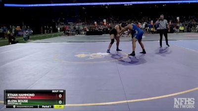 D3-215 lbs Quarterfinal - Elizin Rouse, Kingsford HS vs Ethan Hammond, LakeVille Memorial HS