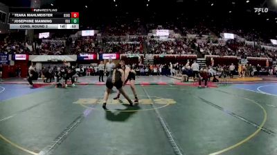 G - 235 lbs Cons. Round 3 - Teaka Mahlmeister, Billings Senior High School Girls vs Josephine Manning, Fort Benton Girls