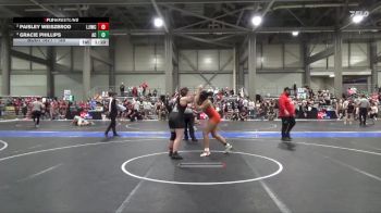 185 lbs Cons. Round 3 - Paisley Weiszbrod, Larned Jr Indian Wrestling Club vs Gracie Phillips, Ark City