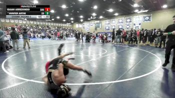 144 lbs Champ. Round 2 - Hunter Artim, Servite vs Isaiah Arredondo, Sanger