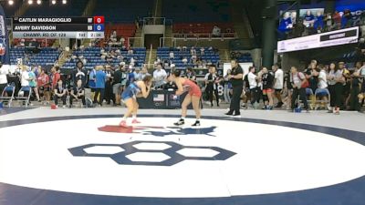 130 lbs Champ. Rd Of 128 - Caitlin Maragioglio, New York vs Avery Davidson, North Dakota