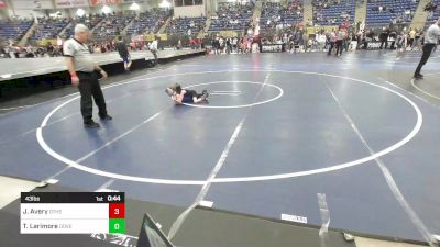 43 lbs Semifinal - Jace Avery, Other Team vs Titan Larimore, Dove Creek