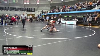 JV-9 lbs Round 3 - Tyson Scherbring, West Delaware, Manchester vs Tyson Wheeler, Solon