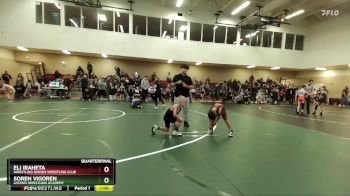 53 lbs Cons. Semi - Soren Vigoren, Ascend Wrestling Academy vs Eli Iraheta, Wrestling Rhinos Wrestling Club