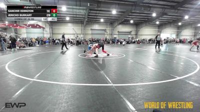 115 lbs Consi Of 32 #2 - Sanchir Edington, The Compound RTC vs Jericho Burkart, Coweta Tiger Wrestling