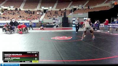 D3-190 lbs Cons. Round 2 - Jason Santiago, Poston Butte vs Martin Ndumnjck, Agua Fria