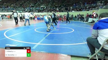 110 lbs Consi Of 8 #1 - Tucker Alberty, Sapulpa Junior High vs Brody Donnelly, Elgin Wrestling