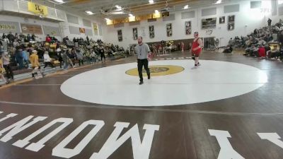 285 lbs Cons. Round 3 - Urijah Biebinger, Kemmerer vs ROLAND BURTON, Wyoming Indian
