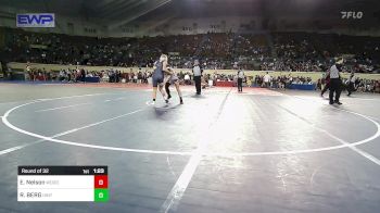 133 lbs Round Of 32 - Elijah Nelson, Woodward Middle School vs RADEN BERG, Hinton Comets