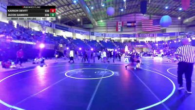 106 lbs Consi Of 4 - Karson Devitt, Kearney Matcats vs Jacob Gambito, Scrap Yard Garage