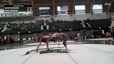 141 lbs Cons. Semi - Jaden Crumpler, Michigan State vs Jacob Brennamen, Edinboro