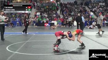 73 lbs Cons. Round 2 - Quincy King, Bobcat WC vs Eli Baker, Hoxie Kids