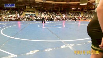 73 lbs Round Of 16 - Lilly Rollans, GOLDRUSH Academy vs Taygan Hunke, Smith Wrestling Academy