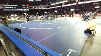 150 lbs Cons. Round 4 - Mayson Thompson, Union vs Shaan Kahlon, Bellevue