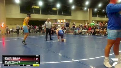 175 lbs Placement (4 Team) - Brady Williams, Florida Pitbulls vs Rocco Melzoni, Young Guns- Nashville