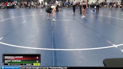 Silver 197 lbs Quarterfinal - Brody Sampson, Iowa vs Brendan Lockart, St. Cloud State