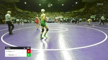 134 lbs Quarterfinal - Paris Ruiz, Buchanan vs Leo Macias, Kingsburg