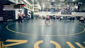 138 lbs 5th Place Match - Dalton Waters, Hannibal vs Carson Mickem, Rolla