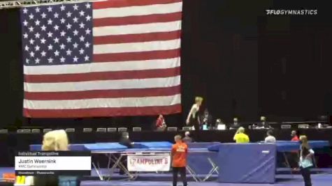 Justin Weernink - Individual Trampoline, KMC Gymnastics - 2021 USA Gymnastics Championships