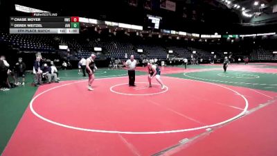 287 lbs 5th Place Match - Derek Weitzel, Avn1 vs Chase Moyer, RWCA