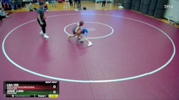 70 lbs Round 1 - Lisa Vee, Saint Croix Falls High School Wrestling vs Addie Lunn, Wisconsin