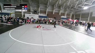 120 lbs Quarterfinal - Hamayon Hussaini, Legion Wrestling Club vs Taegan Leavitt, Champions Wrestling Club