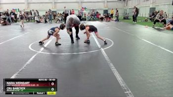 56-60 lbs Round 4 - Nadia Weingart, Lady Warriors Wrestling Club vs Cru Babcock, Brawler Elite