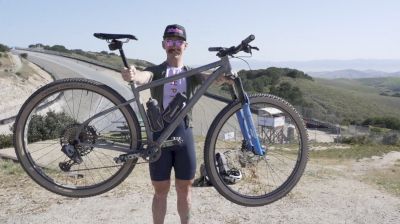 Ashton Lambie Is Racing A Titanium Hardtail Mountain Bikes At 2022 Sea Otter Classic