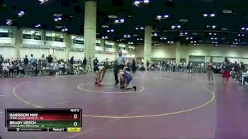 138 lbs Round 9 (10 Team) - Brady Hesch, John Glenn Wrestling vs Harrison May, Terre Haute South (1)