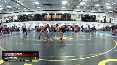 165 lbs Round 1 (6 Team) - Collin Hearn, Seton Hill University vs Teagan Hendricks, Ohio Northern