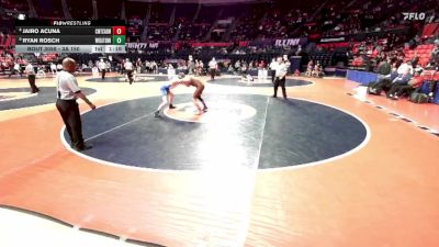 3A 150 lbs Champ. Round 1 - Ryan Rosch, Wheaton (North) vs Jairo Acuna, Chicago (Mt. Carmel)