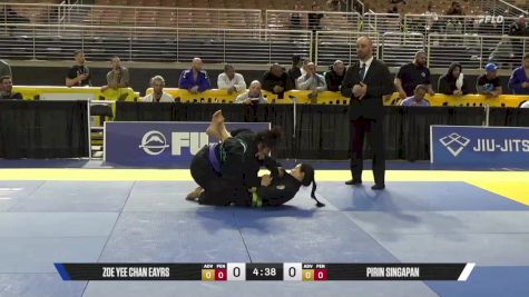 Pirin Singapan vs Zoe Yee Chan Eayrs 2025 Pan Jiu Jitsu IBJJF Championship
