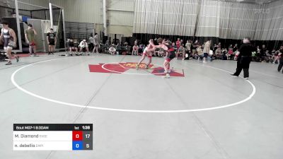 63 kg Rr Rnd 1 - Matthew Diamond, Savage Silver vs Nick Debellis, Empire Wrestling Academy