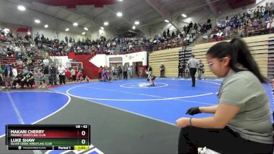 62 lbs 7th Place Match - Makari Cherry, Prodigy Wrestling Club vs Luke Shaw, Silver Creek Wrestling Club