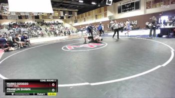 190 lbs Cons. Round 2 - Marko Dzodzo, Torrey Pines vs Franklin Shawn, Monache